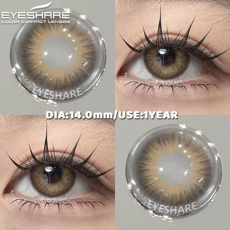 Blue Colored Contact Lenses Cute Eyes Contacts Beauty pupils Korean lenses Eye Enlarge Coloured Contact Lens softlenses