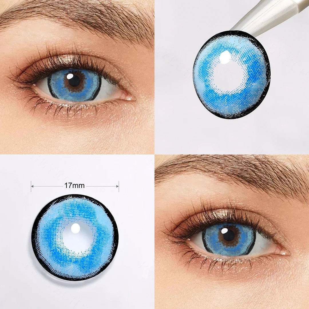 17MM Color Halloween Contact Lenses For Eye Green Cat‘s Eye Red Blue Lenses Cosplay Contact Lenses Eyes Beauty Makeup