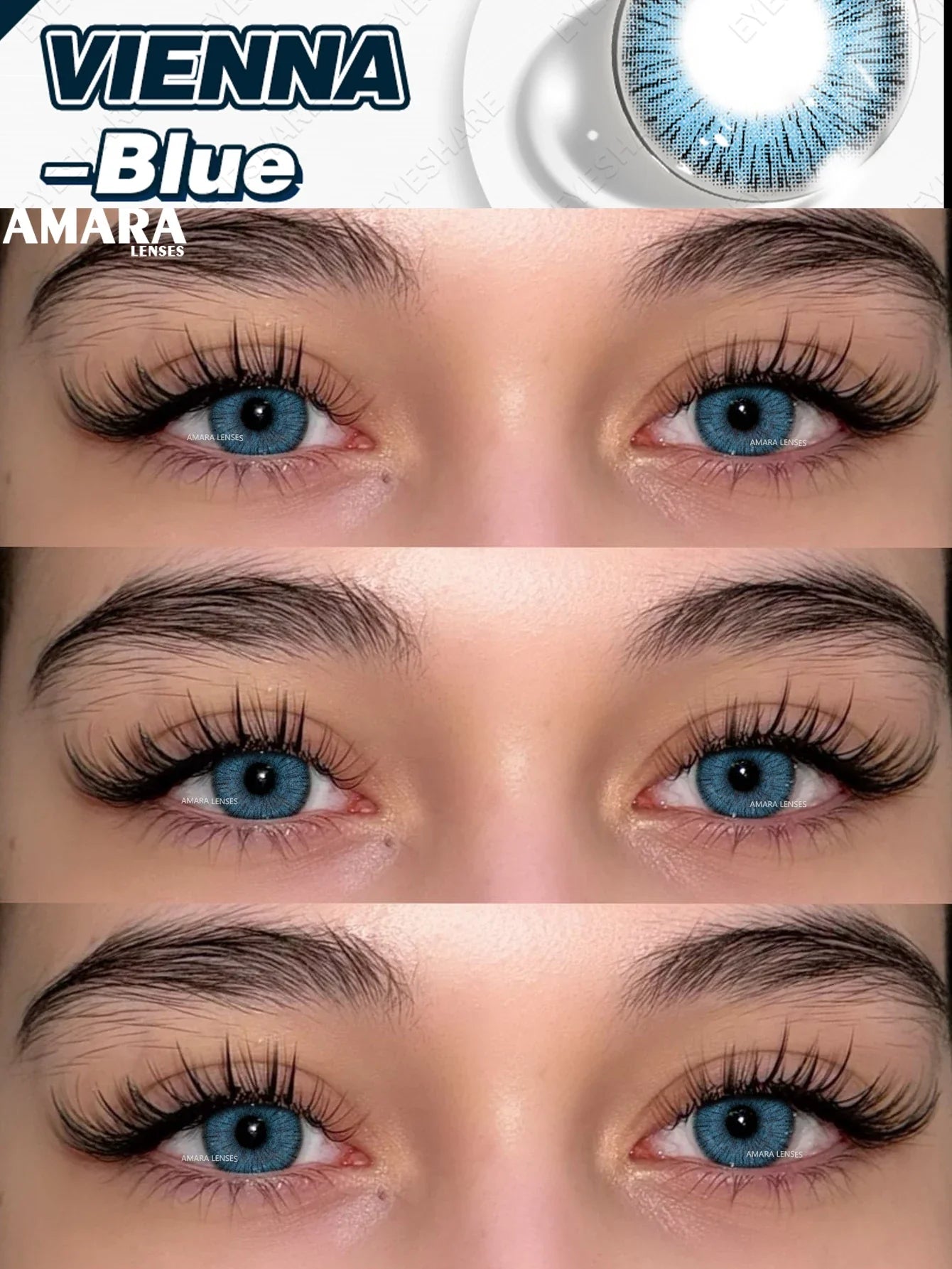 Big Diameter Black Lenses 14.5mm Lenses Colored Contact Lenses for Eyes Big Eye Lenses Natural Look Brown Lenses