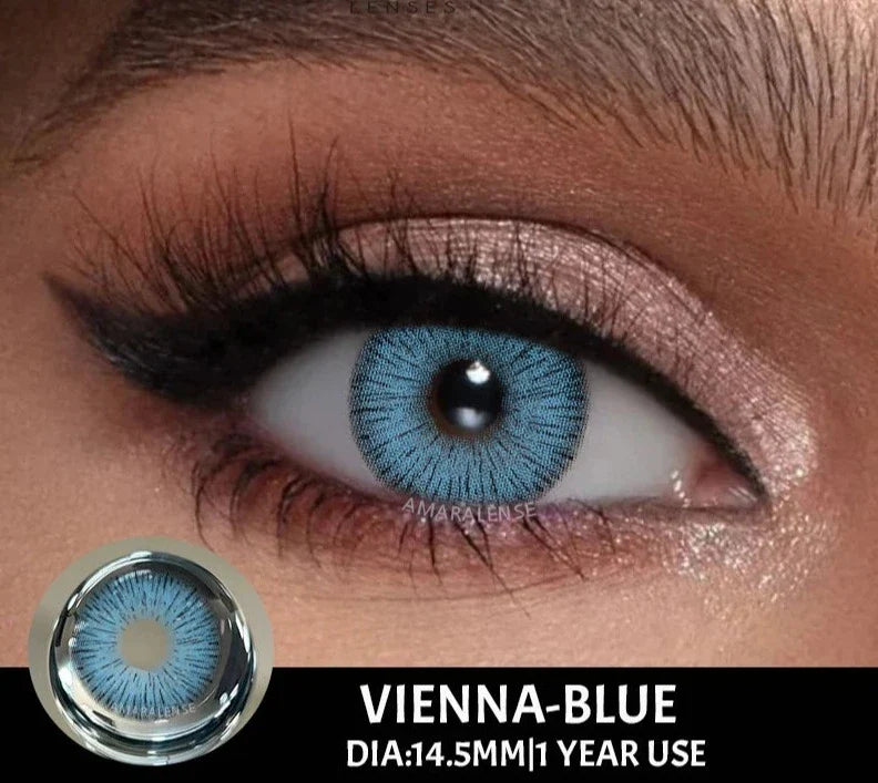 2pcs/pair New Colored Contact Lenses Fashion Green Eyes Lenses Natural Brown Eye Lenses Gray Contact Lens