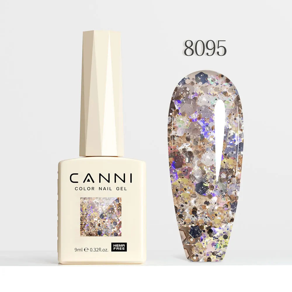 Gel Nail Polish Glitter Diamond Sparkle Color Collection Gorgeous Color HEMA FREE Soak Off UV LED Semi Permanent AurorGel