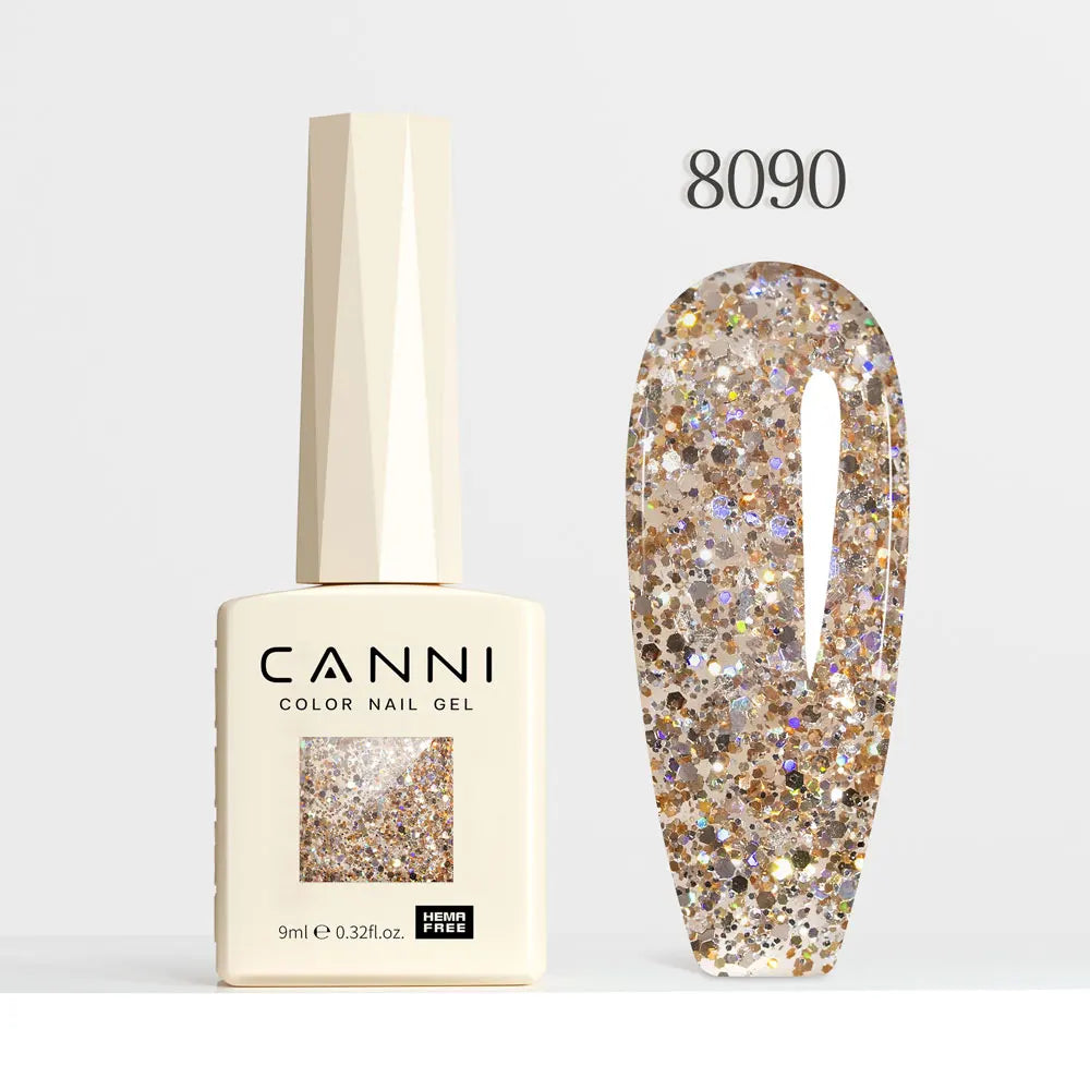 Gel Nail Polish Glitter Diamond Sparkle Color Collection Gorgeous Color HEMA FREE Soak Off UV LED Semi Permanent AurorGel