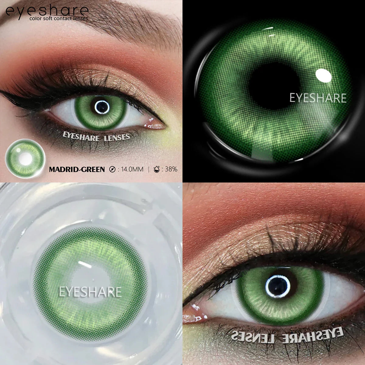 1Pair Halloween Cosplay Color Contact Lenses Eye Anime Lenses Color Contact Lenses Eye Color Lenses