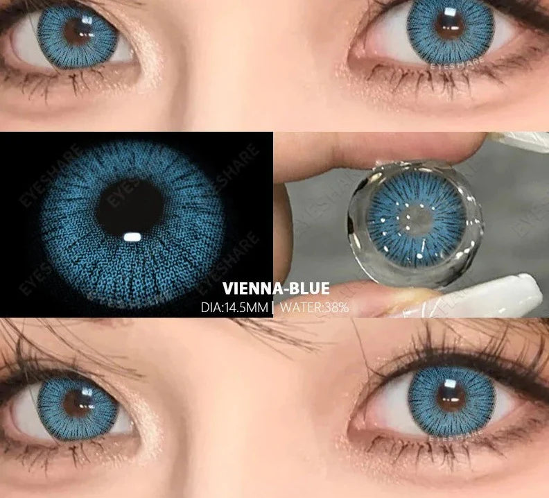 1pair/2pcs Colored Contact Lenses for Eyes Natural Green Lenses Blue Contact Lens Gray Contacts High Quality Lenses