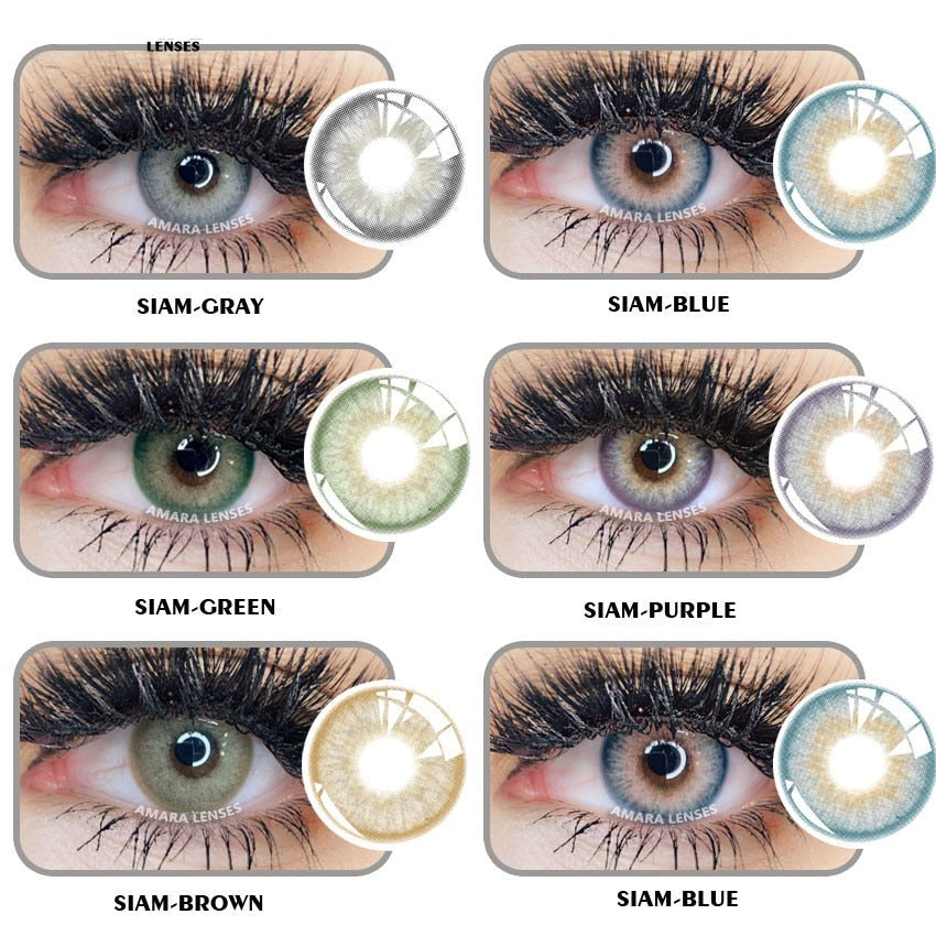 1 Pair Color Contact Lenses for Eyes Natural Brown Lenses Beauty Fashion Monet lense Blue Lenses Green Eye Contact