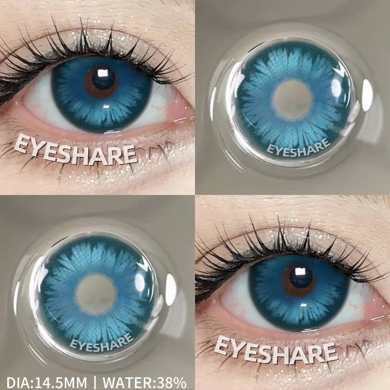 Colored Contact Lenses for Cosplay 2pcs Eyes Makeup Yearly Anime Fashion Purple Lenses Red Contact Lenses Pink Contacts