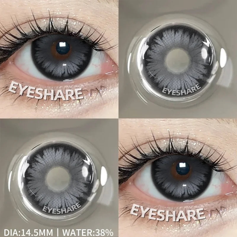 Colored Contact Lenses for Cosplay 2pcs Eyes Makeup Yearly Anime Fashion Purple Lenses Red Contact Lenses Pink Contacts