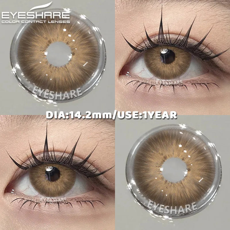 Blue Colored Contact Lenses Cute Eyes Contacts Beauty pupils Korean lenses Eye Enlarge Coloured Contact Lens softlenses
