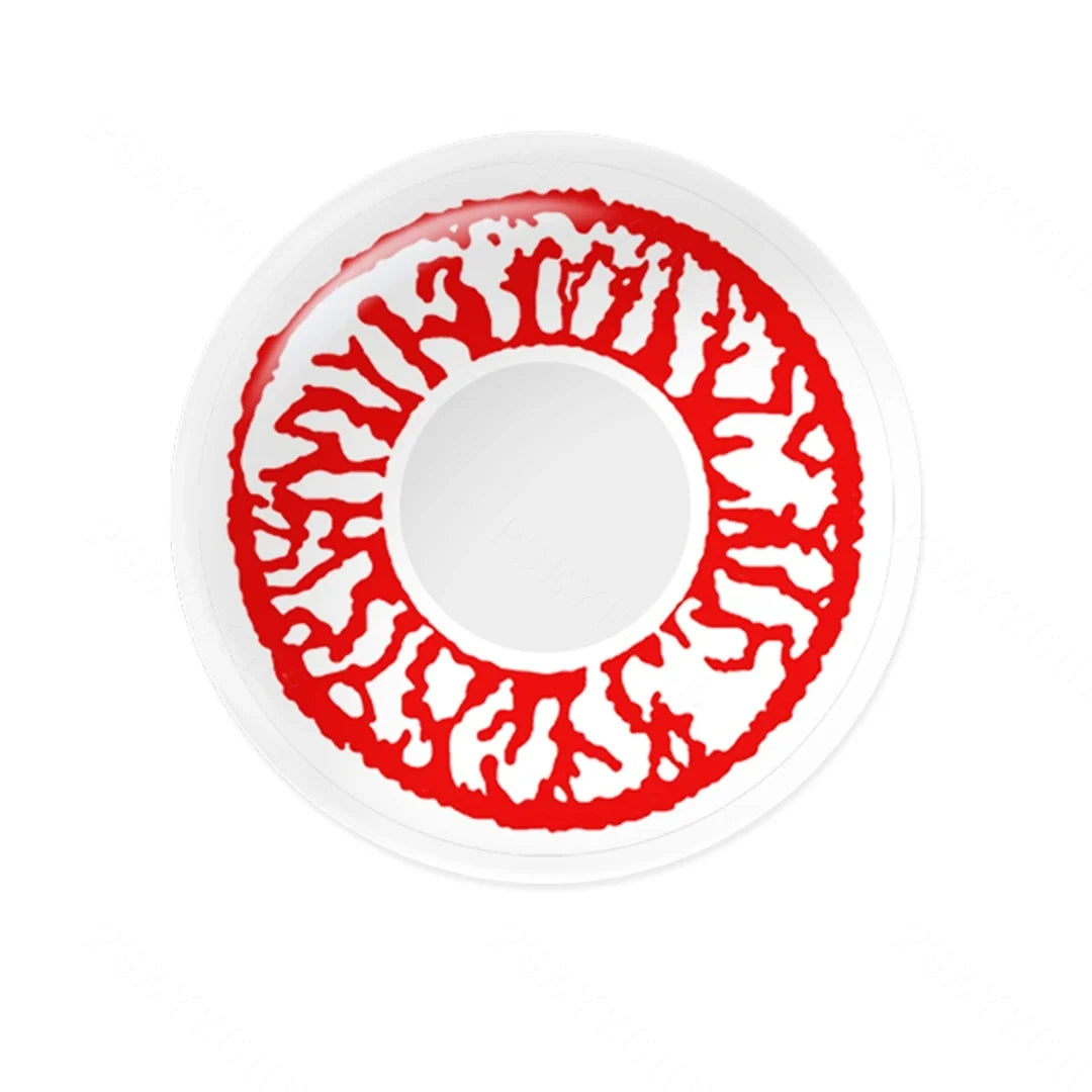 Yearly Use Halloween Contact Lenses For Cosplay Vampire Red Colored Contact Lenses Eye Lenses Blood Makeup Contact Lens