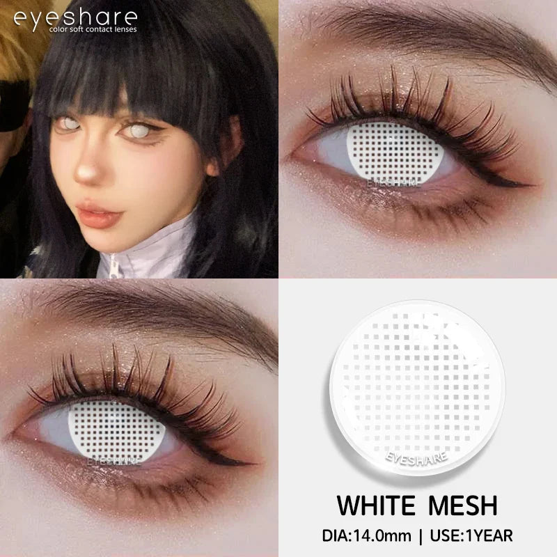 1pair/2pcs Colored Contact Lenses for Eyes Pink Contacts Purple Lenses Cosplay Contact Lenses Yearly Fashion Eye Lenses