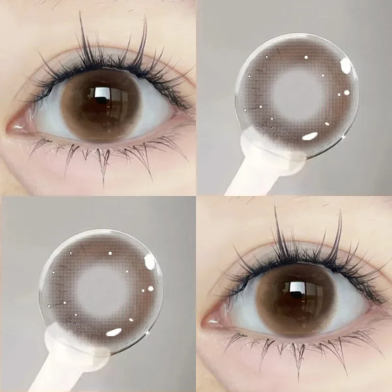1 Pair Colored Contact Lenses Prescription Contact Lenses Cosmetics Eye Color Lens Fashion Beauty Pupil Fast Shipping