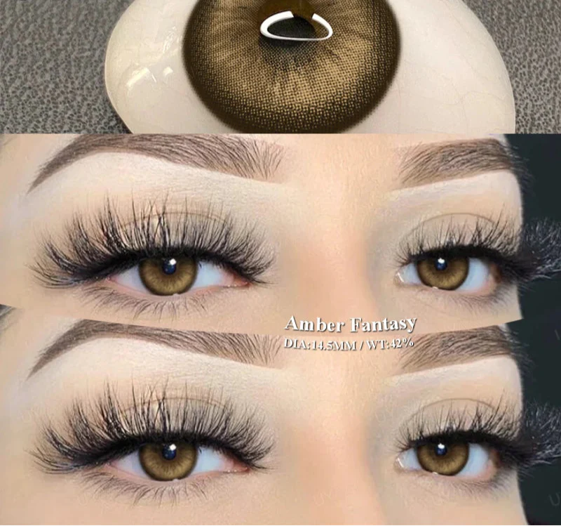 NEW Colored Contact Lenses  Natural Look Lens Women Beauty Color Pupils Green Contact Lens Blue Contact Lenses Brown Lens