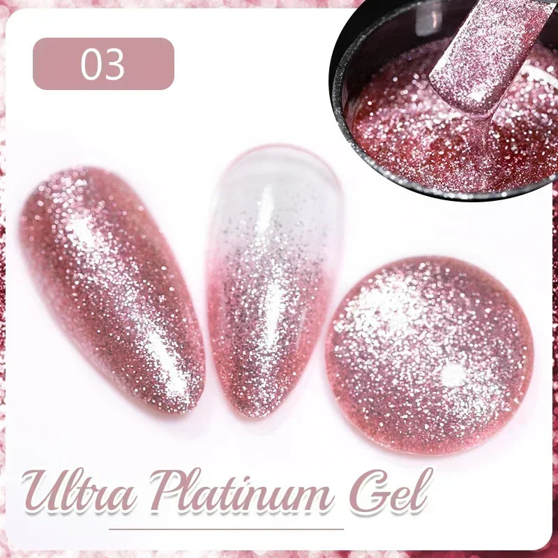 7.5ML Amber Moonlight Cat Magnetic Gel Nail Polish WaterLight Cat Eye Gel Soak Off Semi-Permanent Nail Art Varnish For Manicure