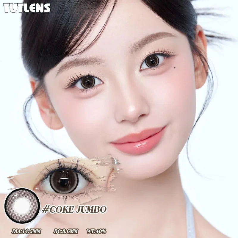 Mixed Tricolor Half-Year Cosmetic Contacts 2PCS