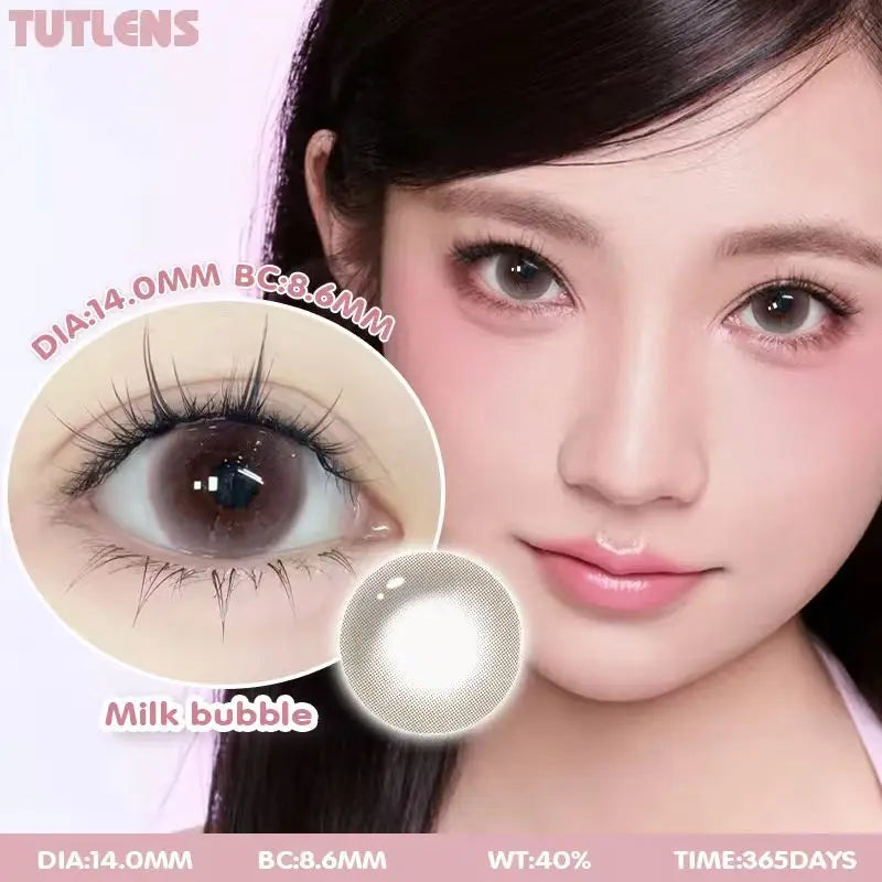 2PCS Mixed Tricolor Cosmetic Contact Lenses | Half-Year Disposable Soft Lenses