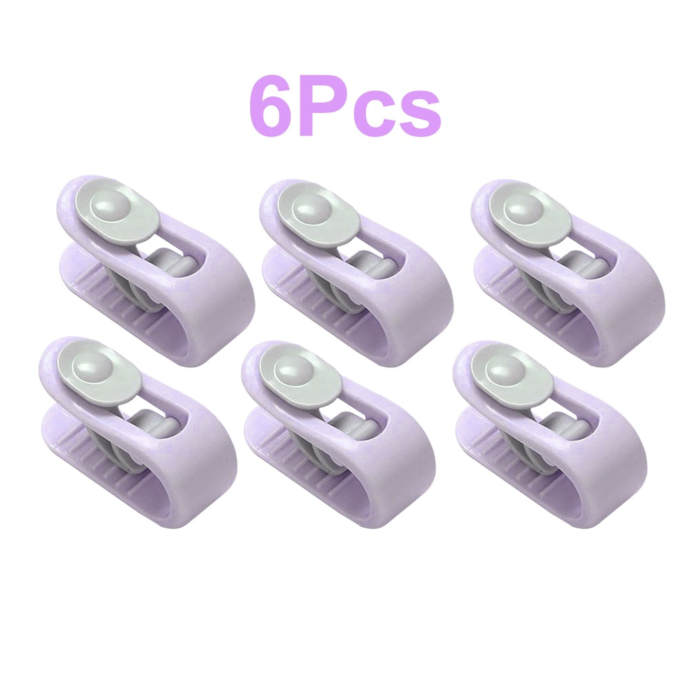 6Pcs/Set Quilt Non-Slip Fixing Clip Blanket Clip Duvet Sheet Fixer Anti-run Bed Sheet Quilt Fastener Sleep Anti-runing Device