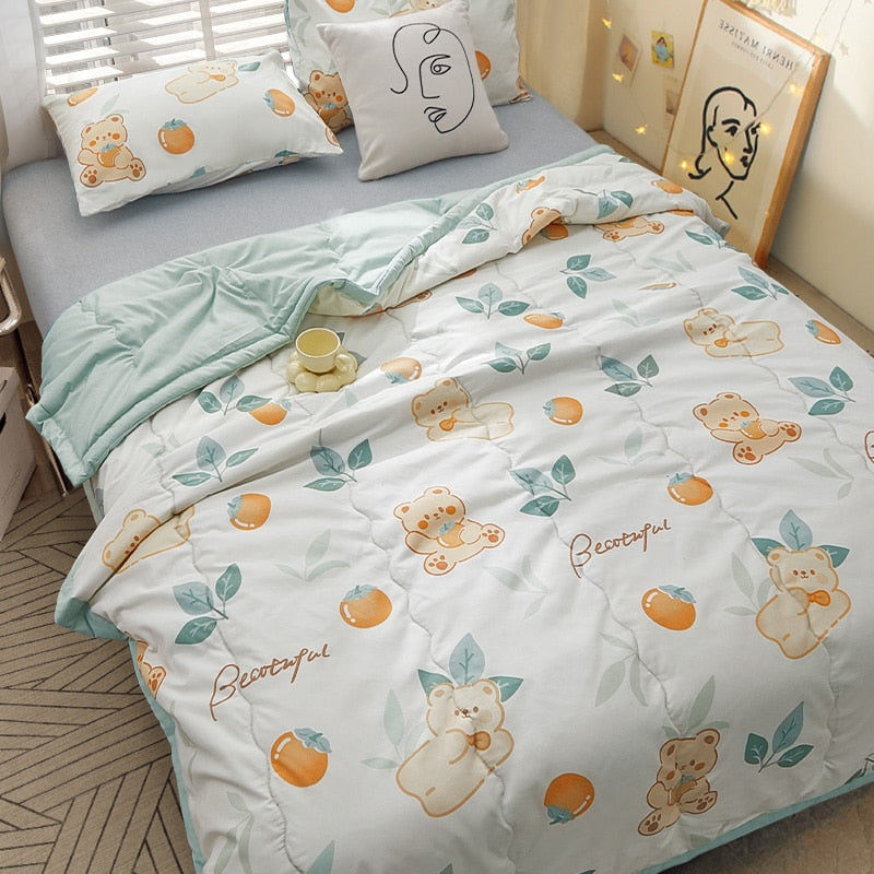 Summer Ice Cool Thin Quilt Comforter Soft Air conditioning Quilt/Duvet/Blanket Bed duvets 150 single bed quilt