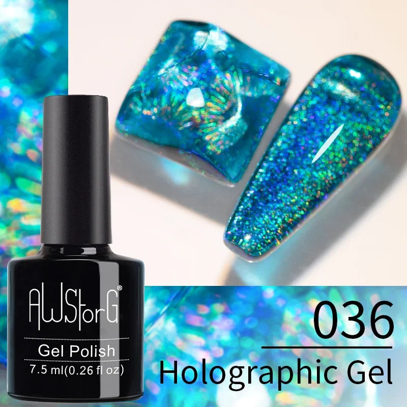 7.5ml Golden Gradient Cat Eye Nail Polish Gel Phototherapeutic Gel Soak Off Nail Magnetic Gel Polish Nail Art DlY