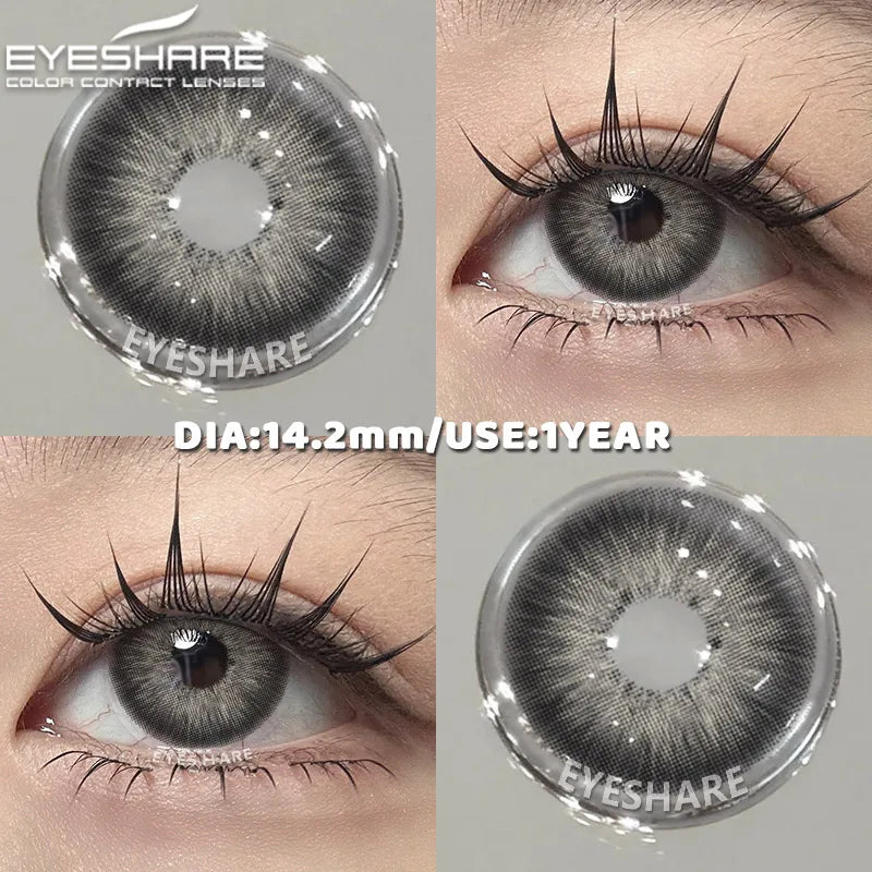 Blue Colored Contact Lenses Cute Eyes Contacts Beauty pupils Korean lenses Eye Enlarge Coloured Contact Lens softlenses