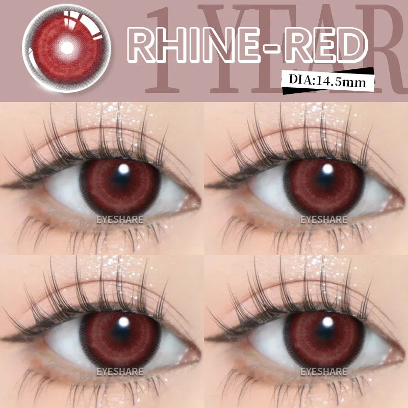 Helloween Hot Selling 2pcs Colored Contact Lenses Green Eye Lens Yearly Cosplay Blue Makeup cosplay Anime Accessories