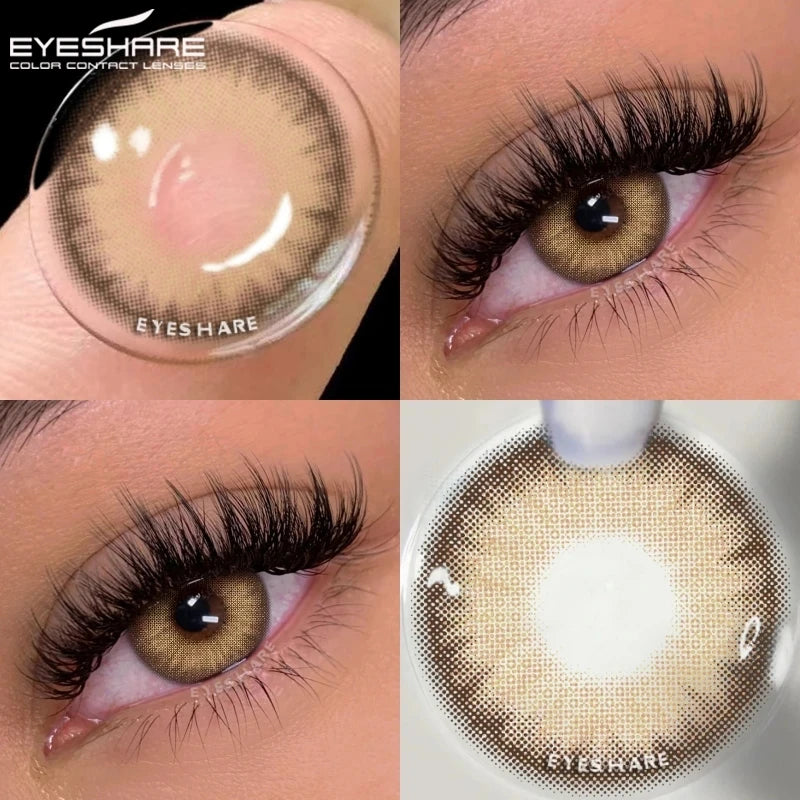 Natural Color Lens Eyes 1Pair Color Contact Lenses For Eyes Beauty Contact Lenses Eye Cosmetic Color Lens Eyes