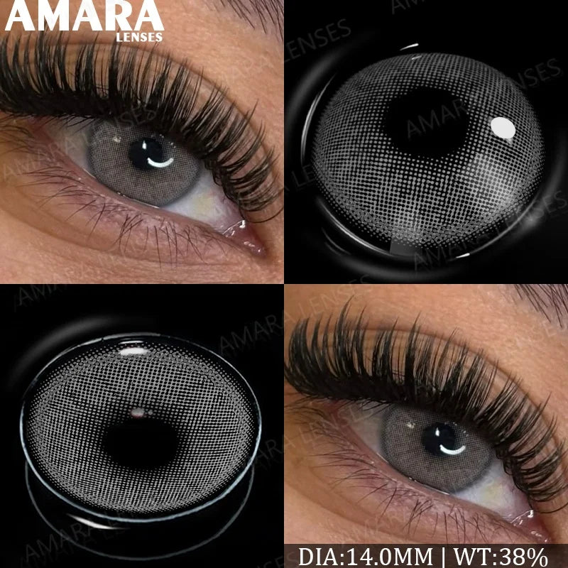 Fashion Colored Contact Lenses Natural Brown Eye Lens Gray Contact Eye Lenses Blue Lenses Contacts for Dark Eyes