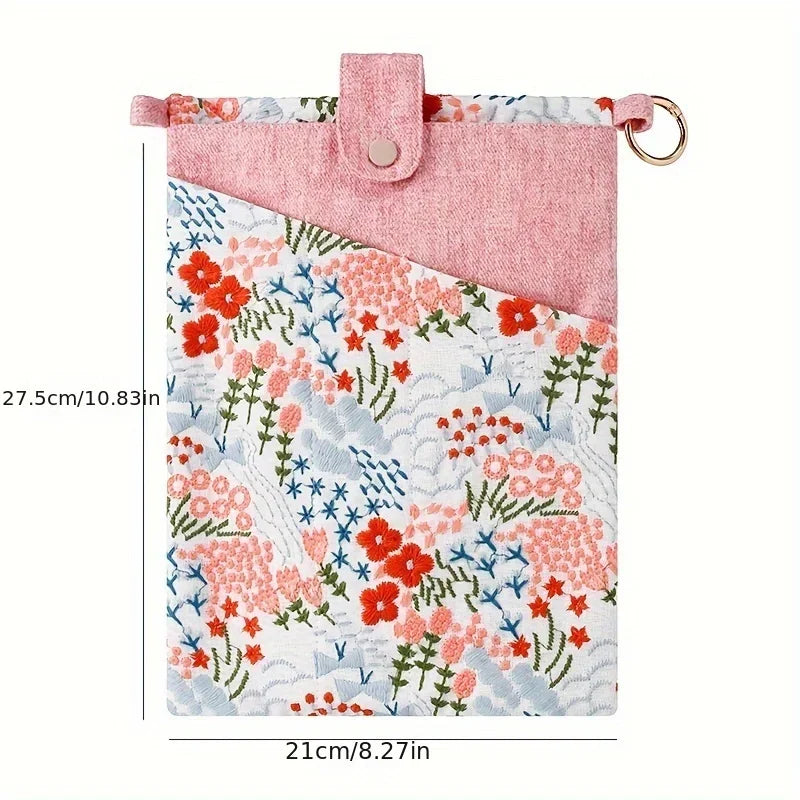 A5 Kawaii Storage Bag Multifunctional Chic Book Tote Portable Storage Pouch for Books Stationery Organizer Stationery Supplies