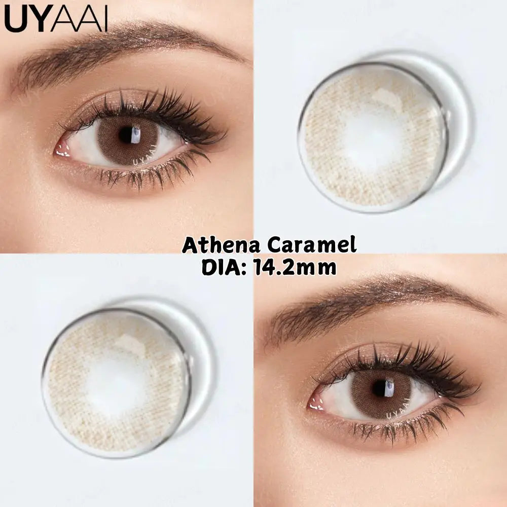 Color Contact Lenses Beauty Blue Lens Makeup Big Eyes Black Gray Contacts Lenses Green Pupils Natual Brown Pupils Cosmetic