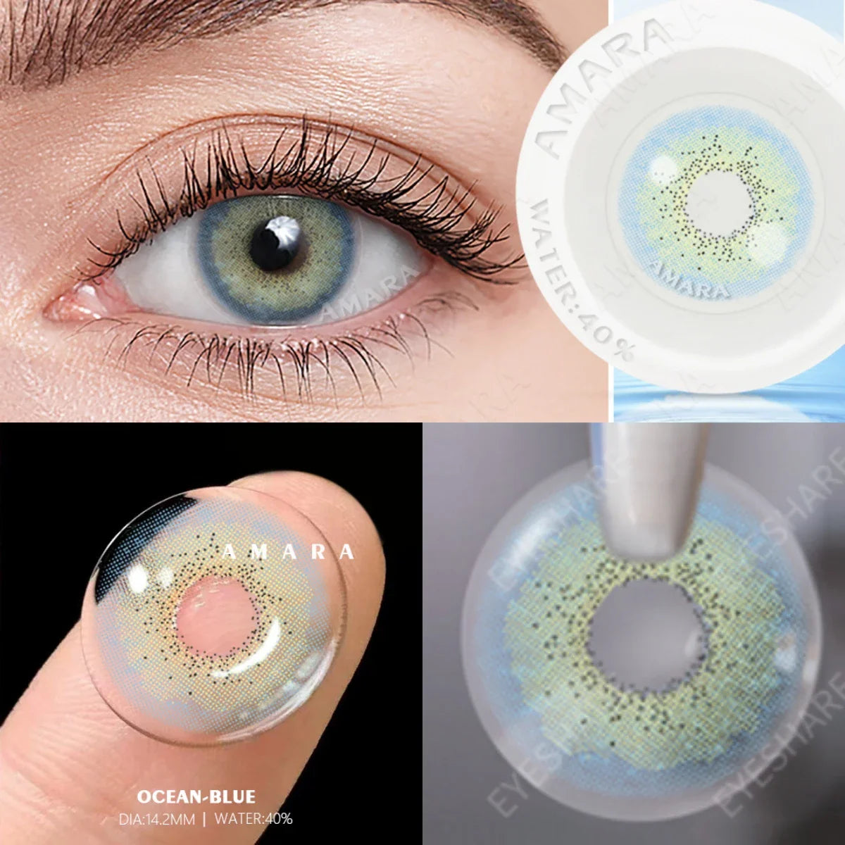 Natural Color Lens Eyes 1Pair Color Contact Lenses For Eyes Beauty Contact Lenses Eye Cosmetic Color Lens Eyes