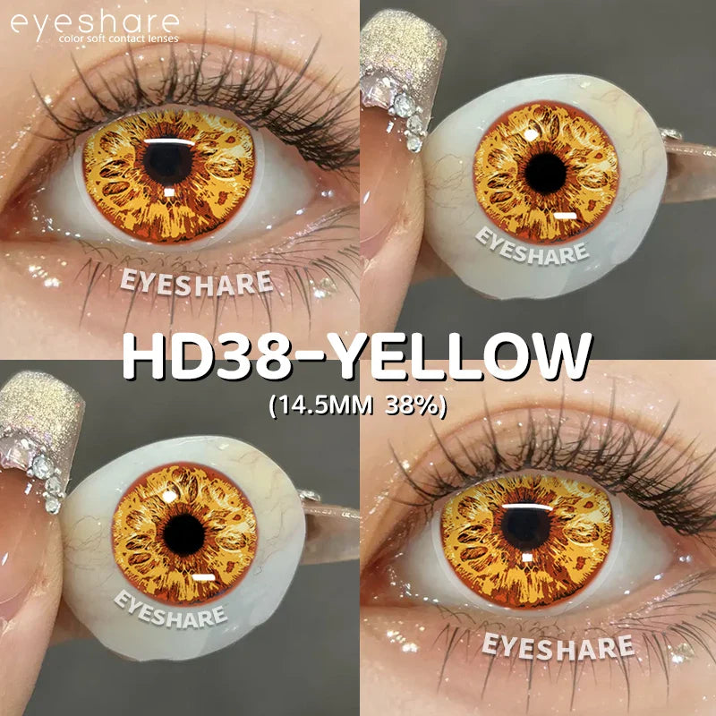 Cosplay Color Contact Lenses for Eyes Makeup Halloween Beauty Contact Lenses Eye Cosmetic Color Lens Eyes Anime Accessories