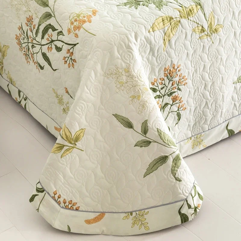 100% Cotton Quilted Bed Cover Set 3pcs/Set