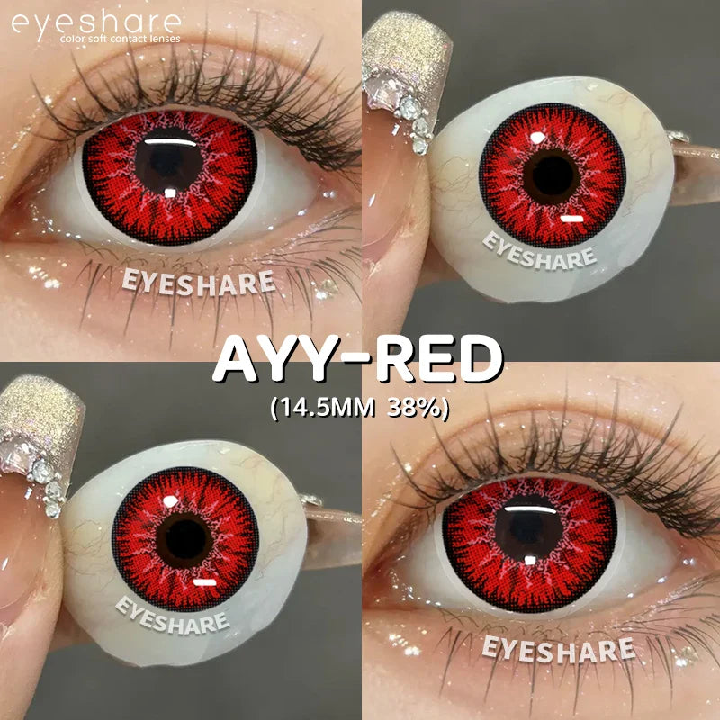 Cosplay Color Contact Lenses for Eyes Makeup Halloween Beauty Contact Lenses Eye Cosmetic Color Lens Eyes Anime Accessories