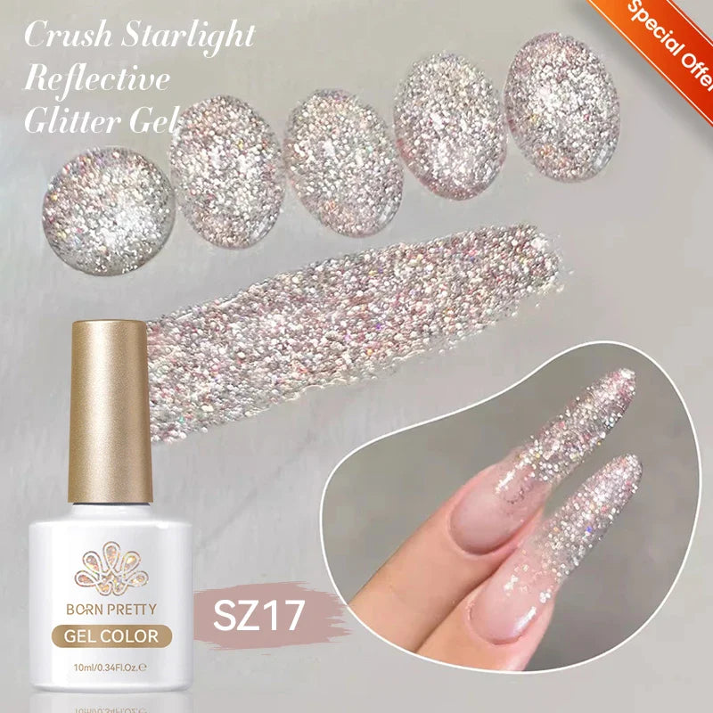 Pink Light Flow Cat Magnetic Gel Nail Polish 10ml Holographics Shining Line Magnetic Long Lasting DIY Salon Varinsh