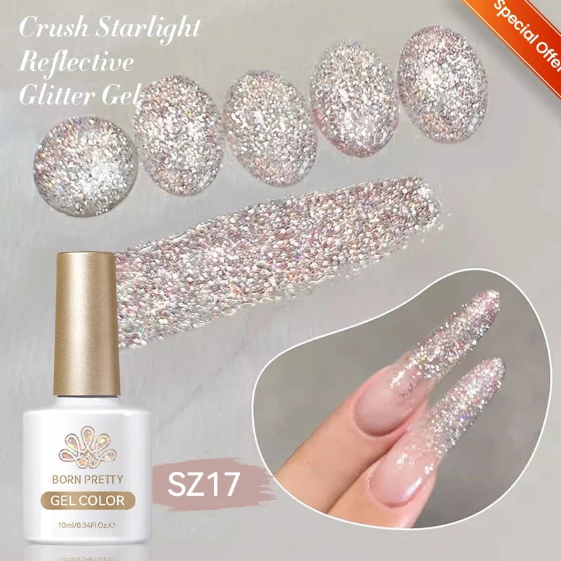 Pink Light Flow Cat Magnetic Gel Nail Polish 10ml Holographics Shining Line Magnetic Long Lasting DIY Salon Varinsh
