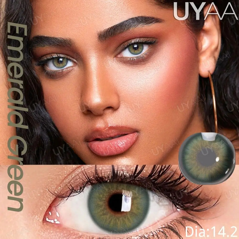 NEW Colored Contact Lenses Cosmetics Brown Contact Lenses Natural Contact Lenses Makeup Green Lens High Quality Soft Lens