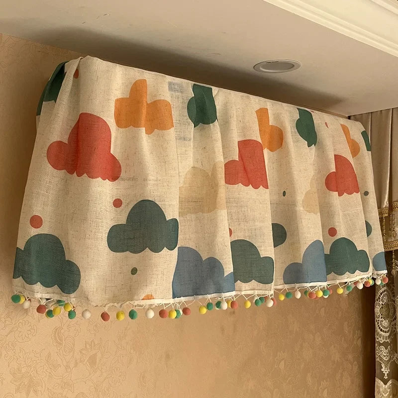 Dustproof Cover for Split Type Air Conditioner Universal Windproof Curtain Postpartum Care Direct Blow Airflow Blocking Curtain