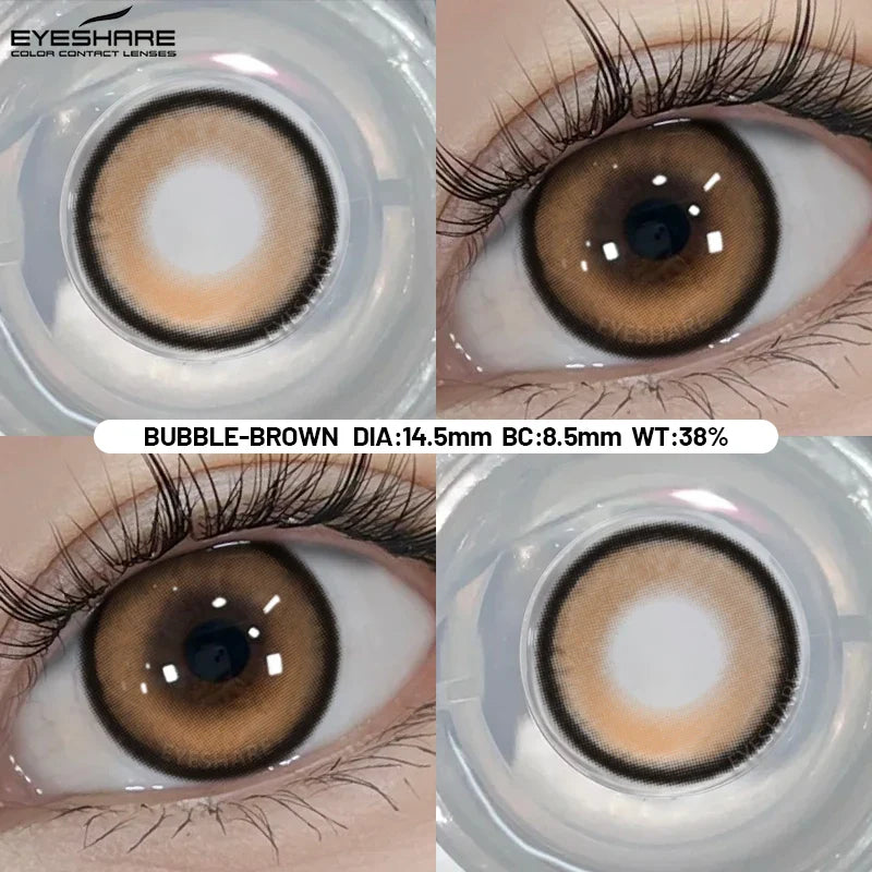 Big Eyes Color Contact Lenses Fashion Blue Colored Contact Lense Brown Softlenses Green Beauty Pupils Yearly Use