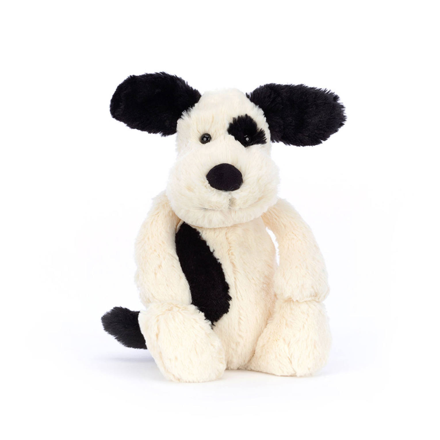 Bashful Black & Cream Puppy Medium