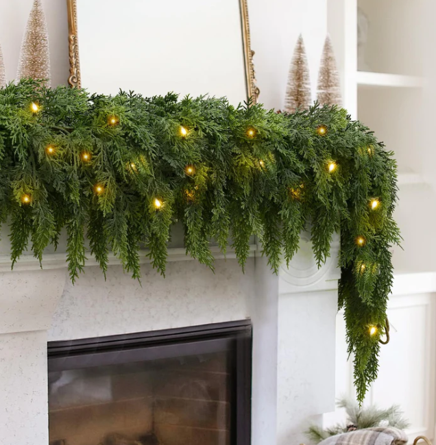 The EverLush Cedar Garland - Cozy Glow, Zero Hassle + CHRISTMAS HOT SALE 50% OFF