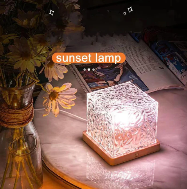 The Livorawell Cube - Water Ripple Projection and Customizable Ambiance + 50% OFF