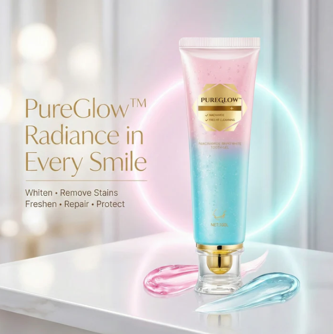 The AuraGlow Whitening Gel - Niacinamide Brightening, Enamel Repair, and Day Results + 50% OFF