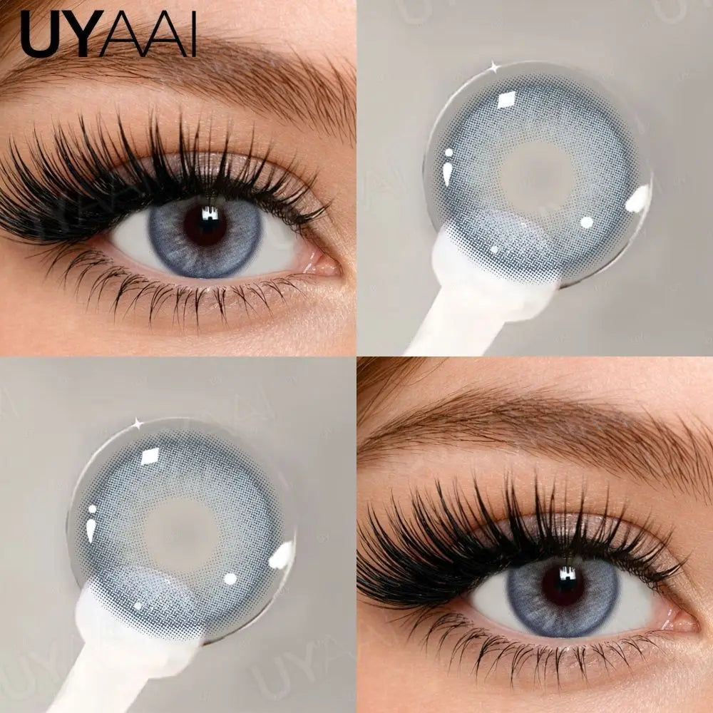 Colored Contact Lenses Makeup Green Lenses Beauty Siri Blue Colored Pupils Cosmetic Natural Brown Pupils 14.5mm Big Eyes