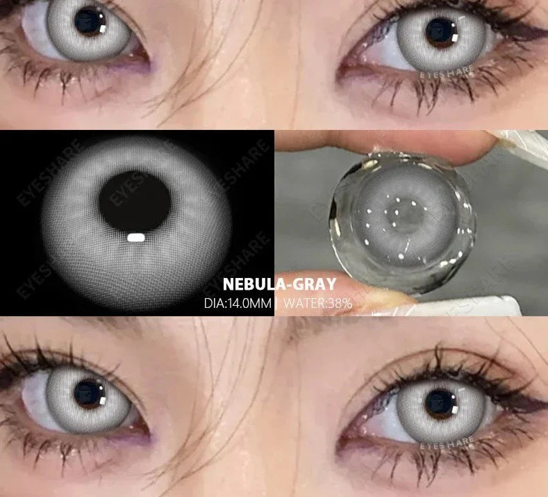 1pair/2pcs Colored Contact Lenses for Eyes Natural Green Lenses Blue Contact Lens Gray Contacts High Quality Lenses