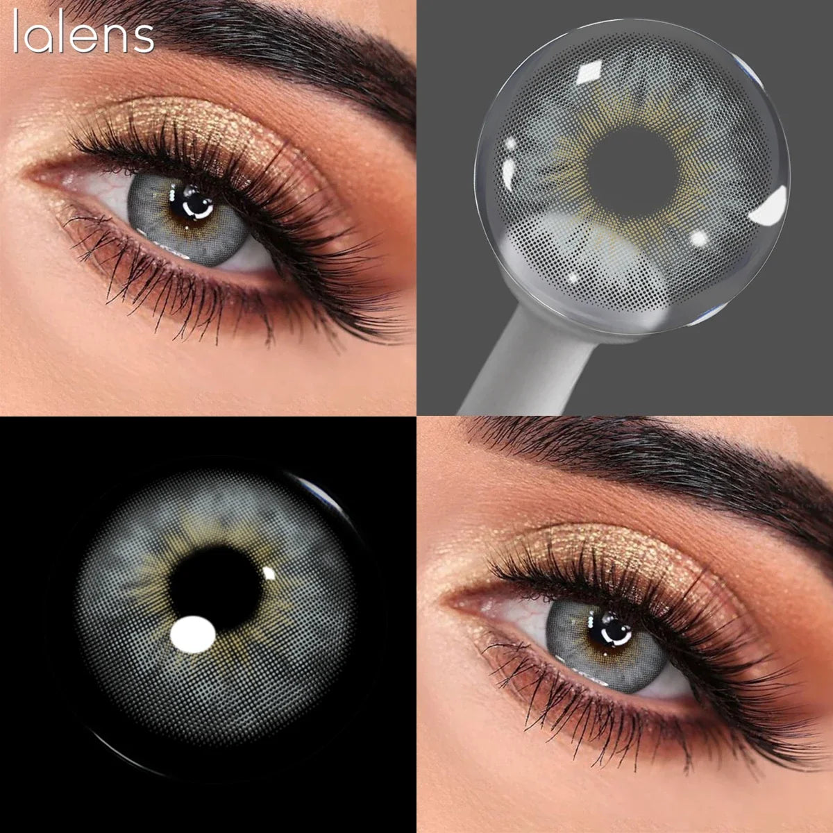 14.2mm Prescription Colored Eye Contacts 6 Months Disposable Natural Soft Lenses for Daily Wear