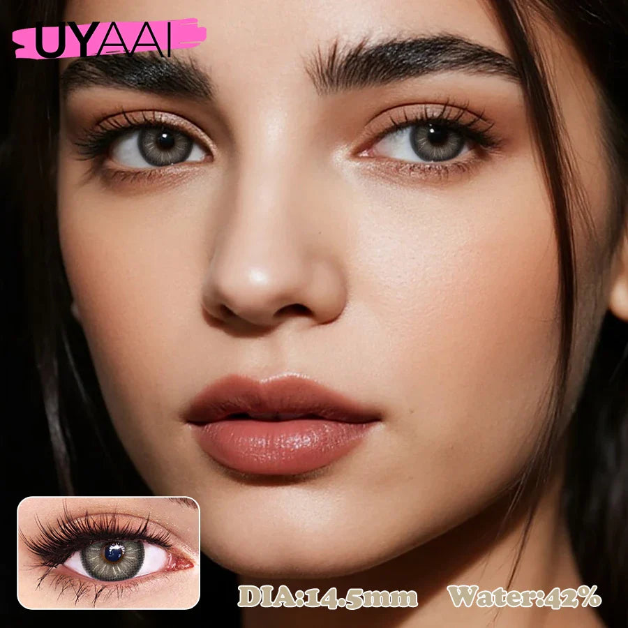 NEW Colored Contact Lenses Natual Pupils Gray Contacts Lenses Green Pupils Women Makeup Blue Pupils Cosmetic Black Lenses