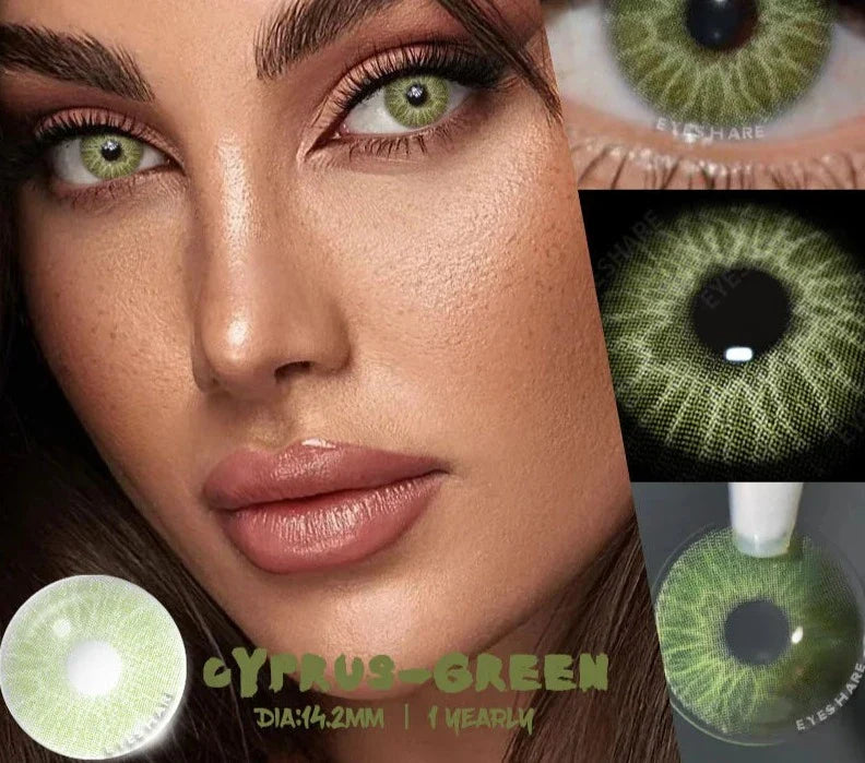 1pair Colored Contact Lenses for Eyes Natural Look Gray Eye Lenses Brown Contact Blue Lenses Fast Delivery Green Lenses