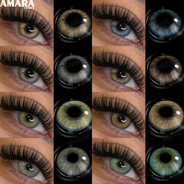 Fashion Colored Contact Lenses Natural Brown Eye Lens Gray Contact Eye Lenses Blue Lenses Contacts for Dark Eyes