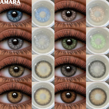 Brown Color Contacts for Eyes Makeup Eyes Lenses Gray Pupils Blue Eyes Contacts Colorful Makeup Black Lens for Party