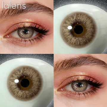 14.5mm Marsala Brown Colored Contact Lenses Yearly Disposable Soft Cosmetic Lens for Daily Dating Eye Beauty Contacts