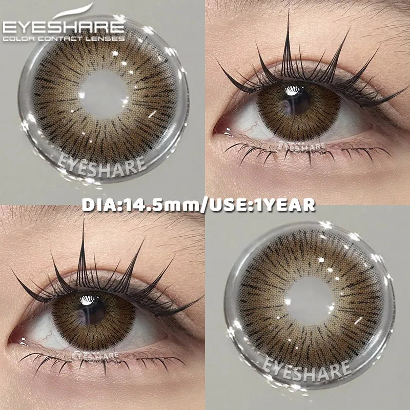 Blue Colored Contact Lenses Cute Eyes Contacts Beauty pupils Korean lenses Eye Enlarge Coloured Contact Lens softlenses